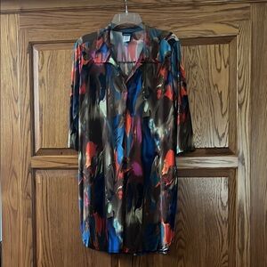 Colorful Abstract Print Tunic/Dress